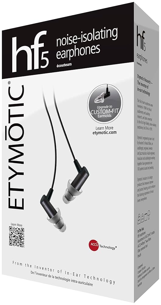Amazon.co.jp: ETYMOTIC RESEARCH インナーフォン hf5-BLACK